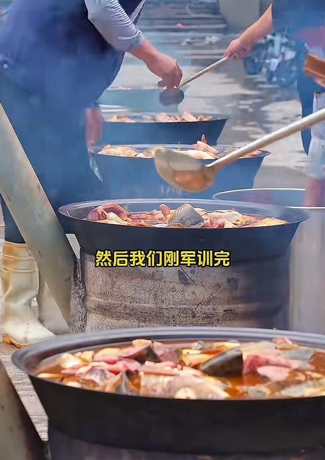 山东一高校捞八万斤鱼请全校师生吃