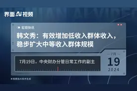 韩文秀：有效增加低收入群体收入，稳步扩大中等收入群体规模视频封面