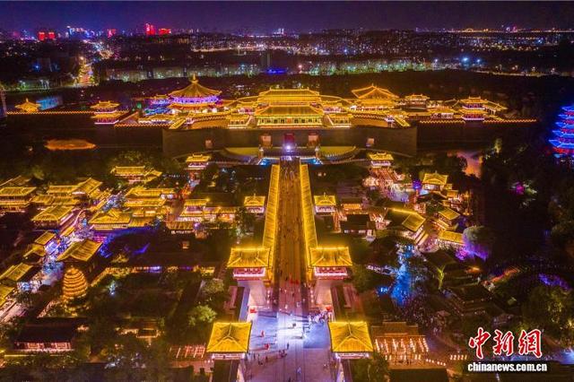 （活力中国调研行）感受唐风雅韵 湖北襄阳唐城打造夜游“新玩法”