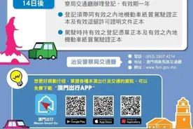 内地、澳门驾驶证互认换领，操作指引→图片