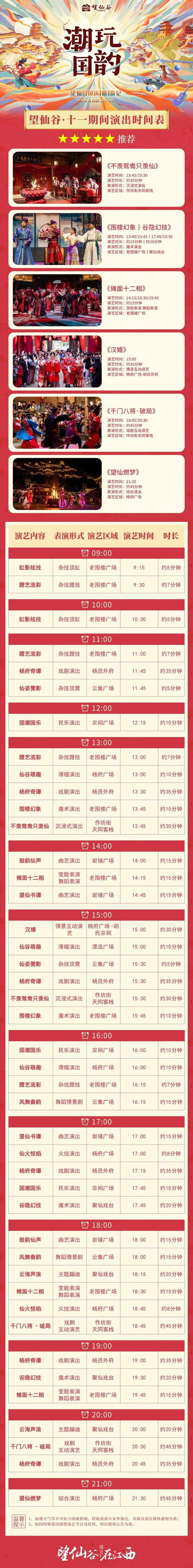 关于望仙谷景区国庆期间实行限流预约制的公告