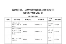湖南日报社参评2024年度湖南新闻奖融合报道、应用创新和新媒体新闻专栏作品公示图片
