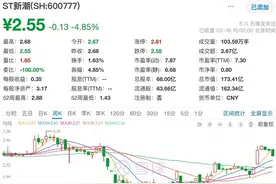 15年零分红遭监管问询，ST新潮或易主浙江资本 | 大鱼财经图片