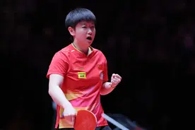 孙颖莎4比1击败陈幸同，与蒯曼会师澳门世界杯女单决赛图片