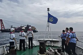 揭阳海事、海警、海综三部门联合巡航执法，共筑海上安全防线图片