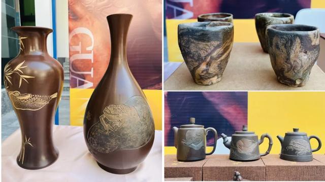 钦州坭兴陶亮相越南“中国广西文化旅游科技周”——王宝祥大师携非遗瑰宝助推中越文化交流