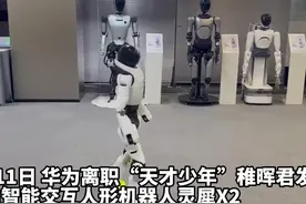 30秒丨华为离职“天才少年”稚晖君发布人形机器人产品 能跑能跳还能给其他机器人充电视频封面