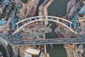 平陆运河建设正酣图片