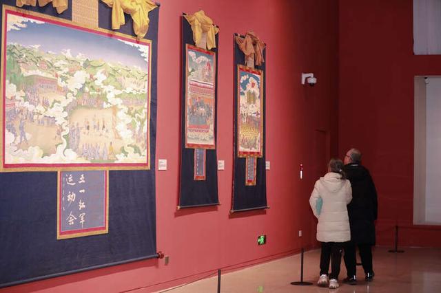 诠释红色非遗新篇，郎卡杰唐卡创新艺术展开幕