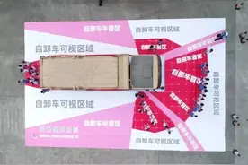 警惕大货车盲区！图片