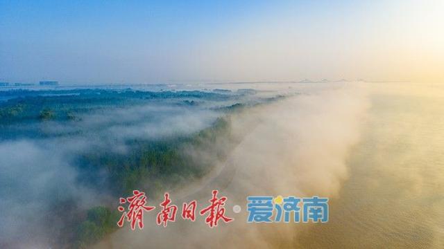 雾绘丹青，仙境黄河