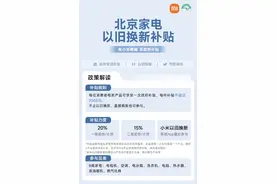 北京加大设备更新补贴力度 小米之家与小米商城多品类支持图片