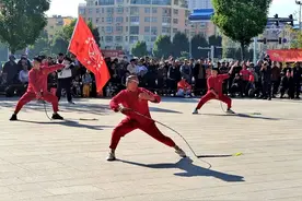 菏泽市第二届健身鞭交流赛举行图片