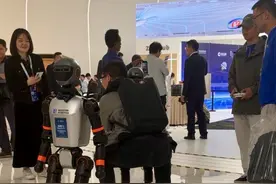 2025中关村论坛｜科技感拉满！机器人“智愿者”持证上岗图片