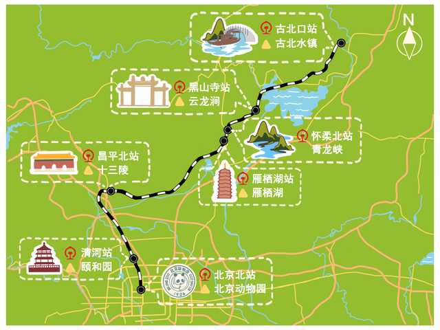 免门票+不堵车，古北水镇与S5线适配度十足！