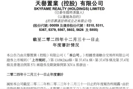 债务重组终止、年终审计受阻⋯⋯两年裁员六成的老牌房企天誉置业如何“突围”？图片