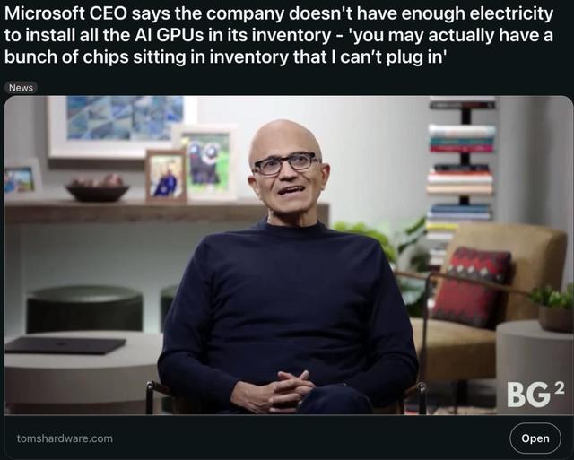 硅谷GPU蒙尘，马斯克一言成谶：美国AI被电卡脖子