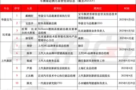 车圈俩月52名高管大调整，7名CEO变动，有人40天连跳三级图片