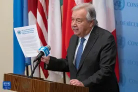 联合国秘书长敦促以色列允许更多人道救援物资进入加沙图片