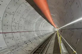 “轨道上的京津冀”建设再提速 京雄快线北京段盾构区间双线贯通图片