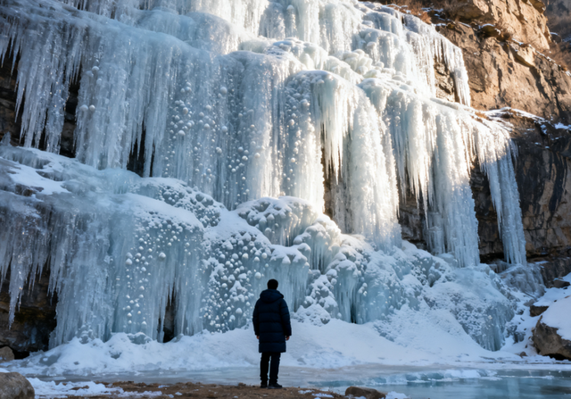 “洛阳怎么一下雪，就封神。”