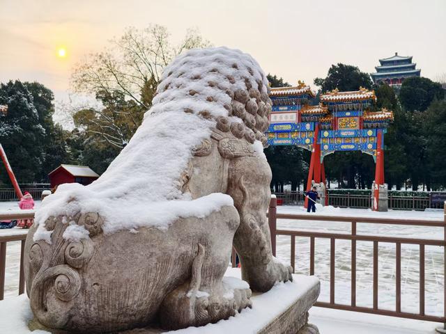 美图来了！登上景山公园制高点俯瞰中轴线雪景