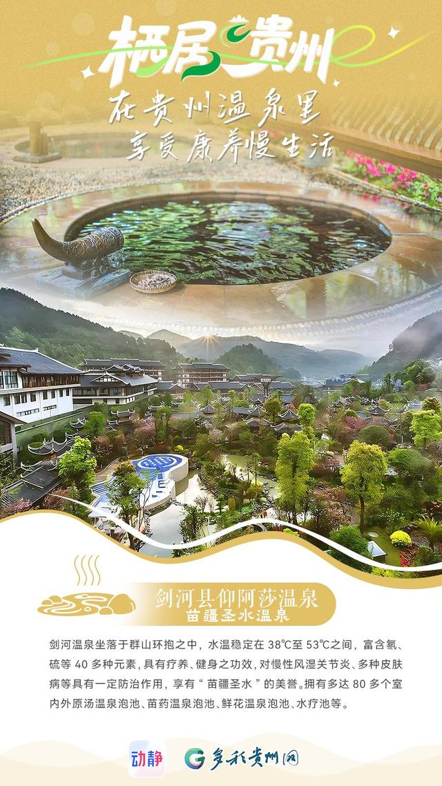 栖居贵州丨在温泉里享受康养慢生活