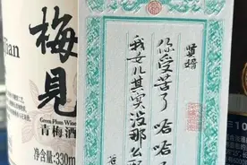 玩梗“翻车”！梅见酒广告被质疑低劣炒作图片