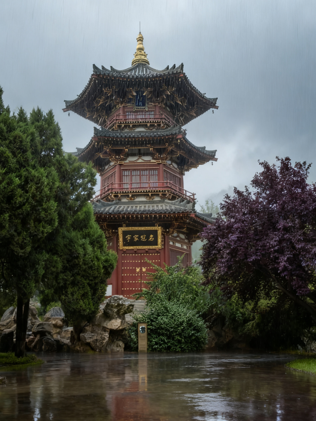 周末必打卡！西安4个雨天氛围感公园→