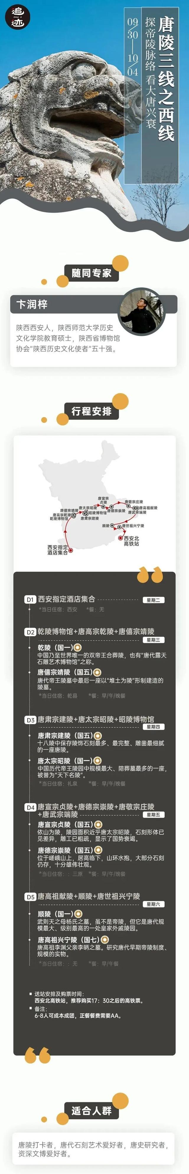 唐陵西线丨乾县-礼泉 乾崇靖建昭陵（唐代露天石雕艺术博物馆）（9/30-10/4）