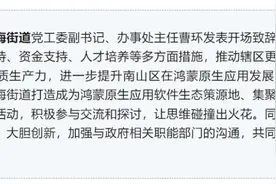深圳一区科创局原局长，转任粤海街道办主任！图片