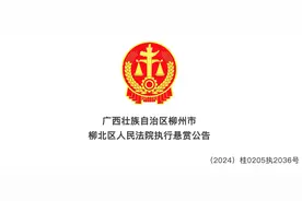 柳州一法院发布公告，悬赏2万元！图片