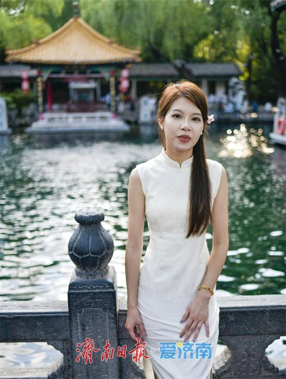 一年四季 泉在济南｜趵突泉喷涌迎盛景 旗袍佳人泉畔打卡成风景