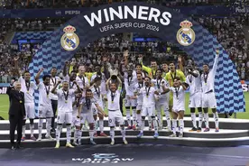 姆巴佩首秀建功，皇马六夺欧超杯创纪录图片