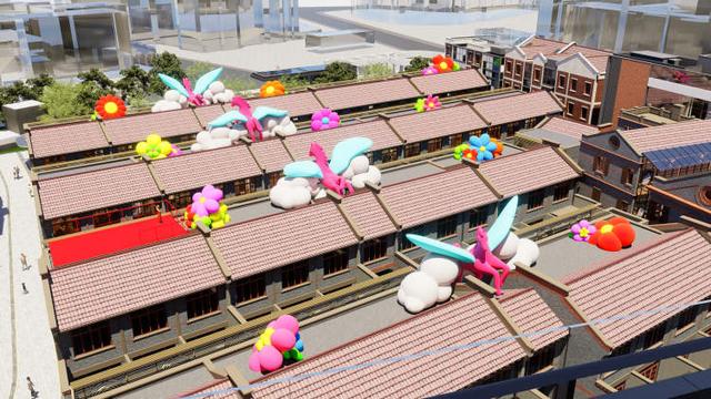 俯瞰屋顶灯会、听沪语脱口秀、观石窟特展…过年来百年弄堂共赏海派今潮年味｜新春闹灯会·古镇过大年③