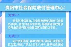 从外地回贵阳工作，社保该怎么办？∣问政百科图片