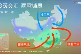 北方的雪又来了！南方降雨更“激烈”，大到暴雨成片强对流天气也登场图片