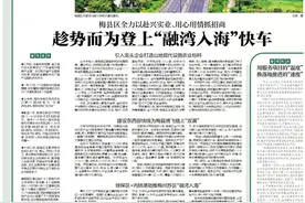 特别报道｜梅县区：趁势而为登上“融湾入海”快车图片