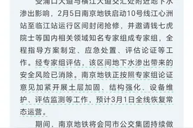 南京地铁10号线预计3月1日全线恢复常态运营图片