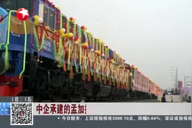 中企承建的孟加拉国最大铁路项目首通段开通运行图片