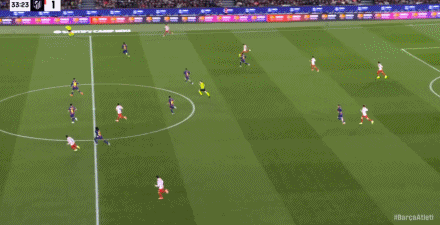 西甲：巴萨3-1逆转马竞