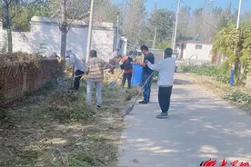 金乡县马庙镇开展环境卫生整治活动图片