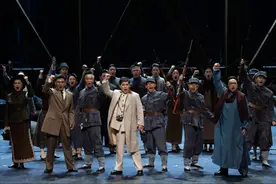 ​民族歌剧《义勇军进行曲》在京上演 唱响国歌诞生的故事图片