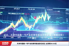 天津市国鑫一号产业发展母基金登记成立 出资额20.02亿视频封面