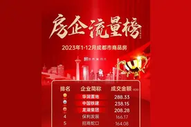 新年问市丨业绩创纪录后，成都销冠2024怎么打？图片