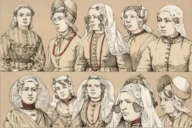 裙摆里的时尚：19世纪欧洲女子服饰图鉴图片