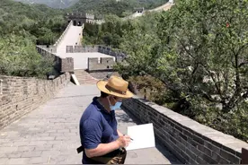 嘿！长城丨刻在600平方米壁画上的长城图片