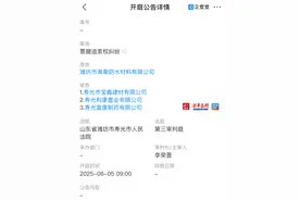 寿光富康制药有限公司再新增两则开庭公告 涉及票据追索权纠纷、服务合同纠纷图片