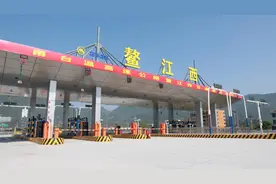 甬台温高速公路鳌江西互通，通车！图片