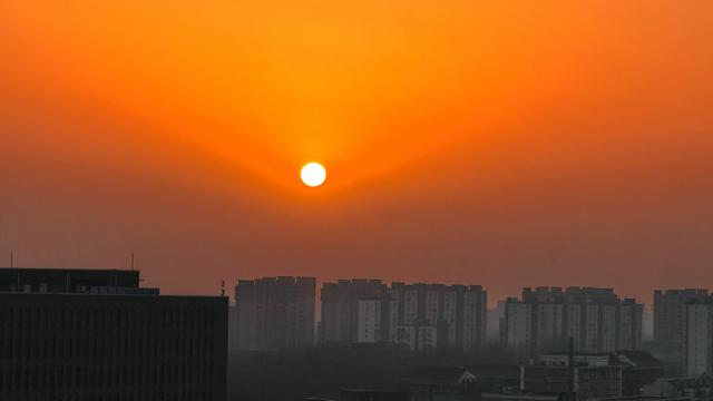 夕阳如画点缀京城！点击收藏腊八节里的冬日美景